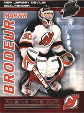 2003-04 Pacific Quest for the Cup Raising the Cup #12 Martin Brodeur - NM-MT