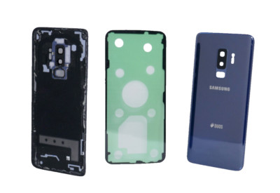 Samsung Galaxy S9 Plus Dous SM-G965F G965FD Akkudeckel Cover Kameraglas + Kleber