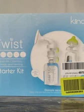 New Kiinde Twist Breast-Feeding Starter Kit Pump Store Organize