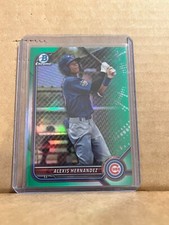 Alexis Hernandez 2022 Bowman Draft Chrome Green Refractor /99 BDC-173