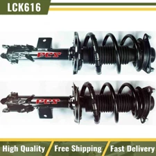 FCS Pair Set of 2 Front Struts and Coil Springs For Hyundai Sonata Standard Susp