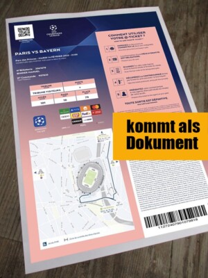 2022/23 --- Paris St Germain PSG - FC Bayern München --- Print@HomeTicket 499