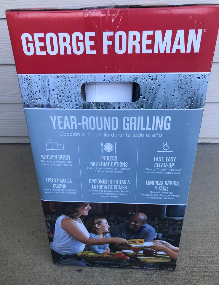 Foreman GIO2000BK Indoor/Outdoor Electric Grill, 15Serving