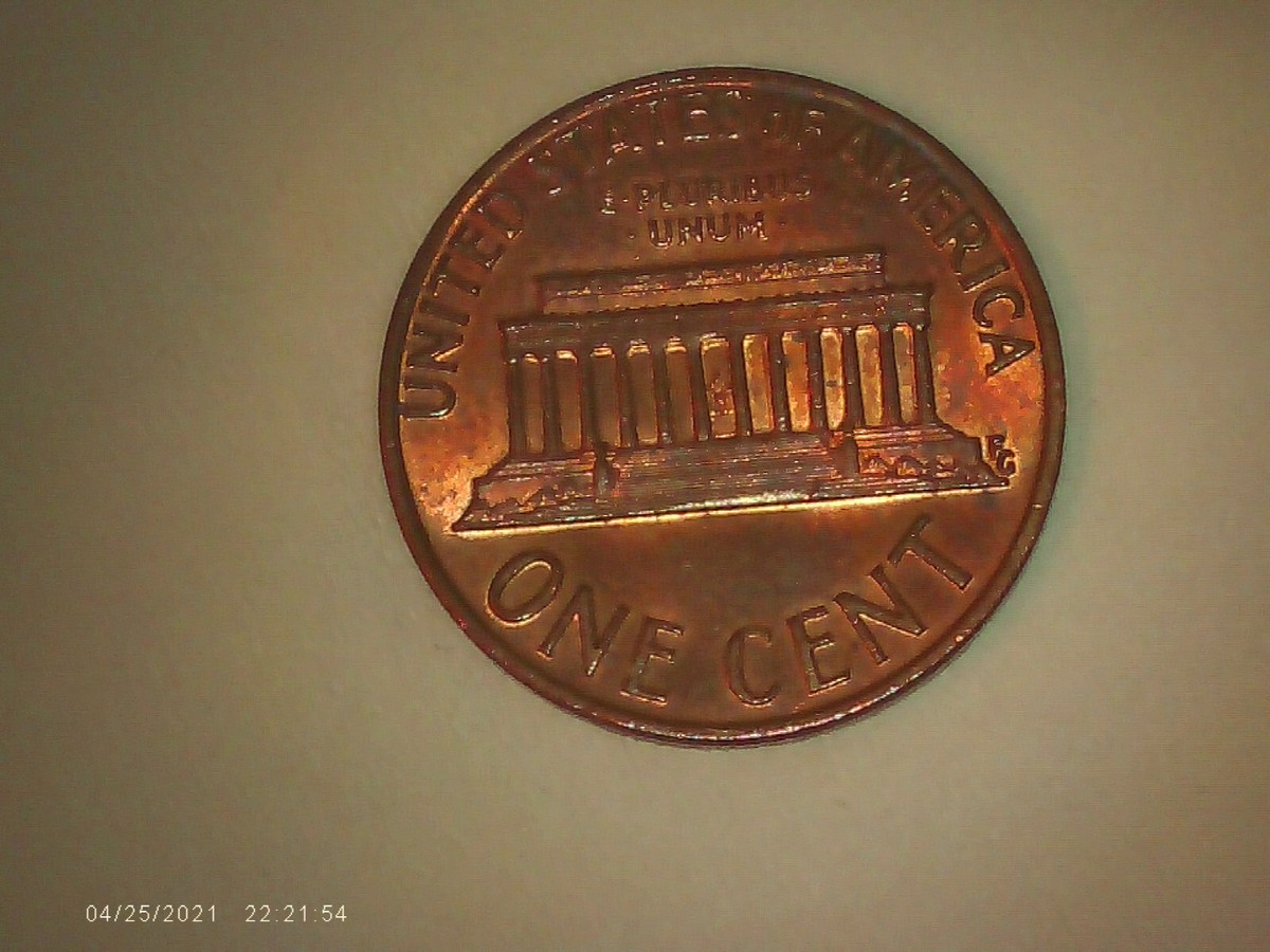 1973 P アメリカ セント ダブルデート / American DDO 1973-P Lincoln Memorial penny high DDO Doubled Die Obverse