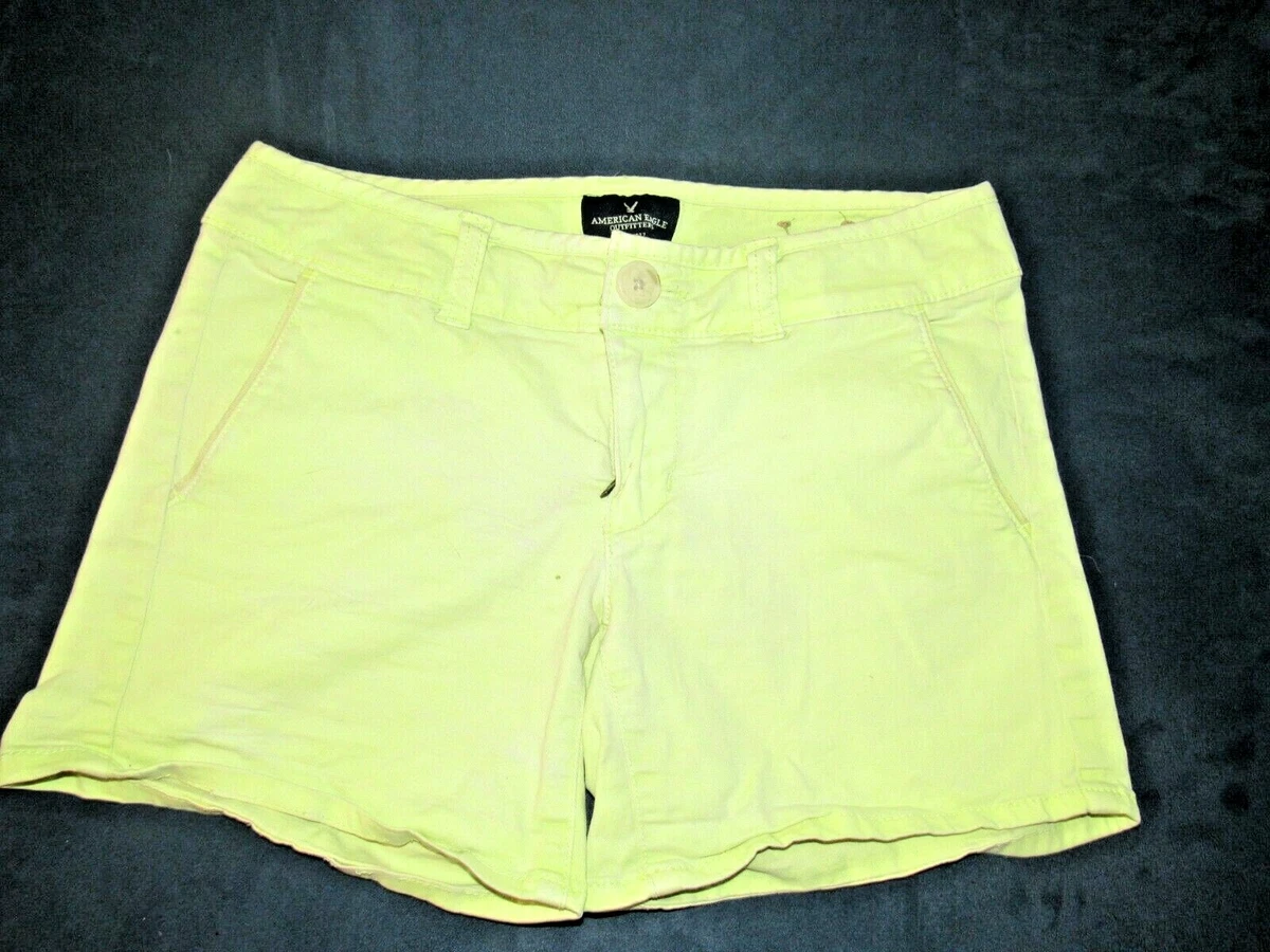 American eagle sales yellow shorts