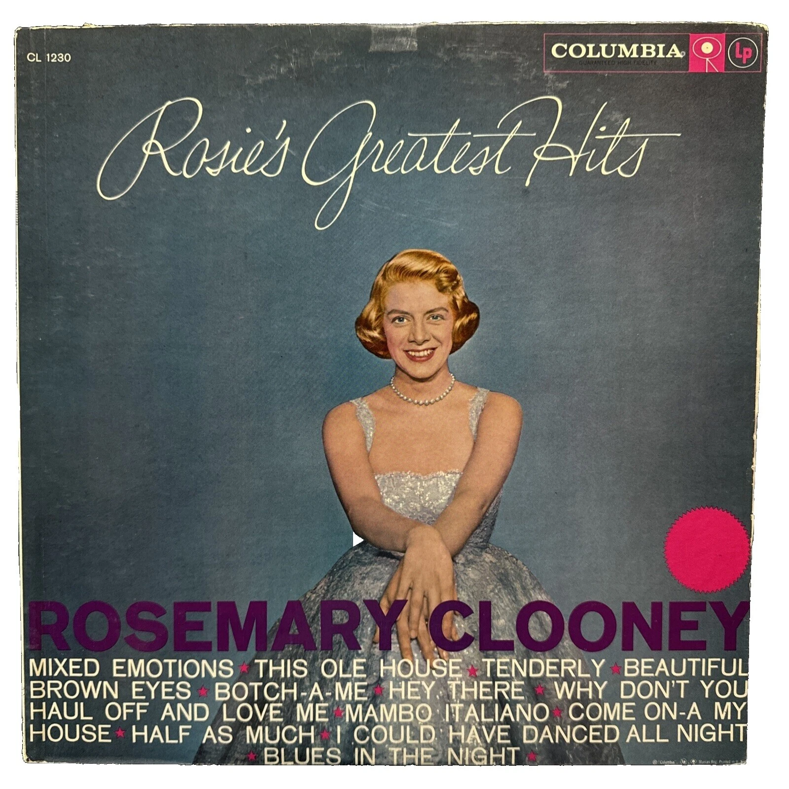 Rock Rosemary Clooney Vinyl Records
