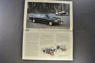 【希少】【Mercedes-Benz 】S-CLASS カタログ 1978 Mercedes-Benz Brochure 240D 300 D CD 280 E CE SE 450 SL SEL
