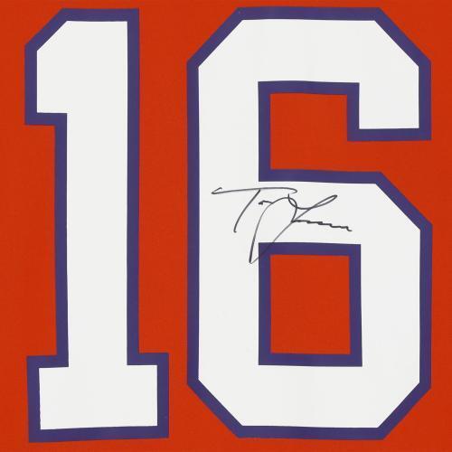 FRMD Trevor Lawrence Tigers Signed Orange Nike Game Jersey - Signature 