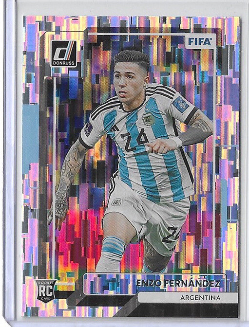 2022-23 Donruss FIFA #66 Enzo Fernandez Argentina ROOKIE SILVER FOIL