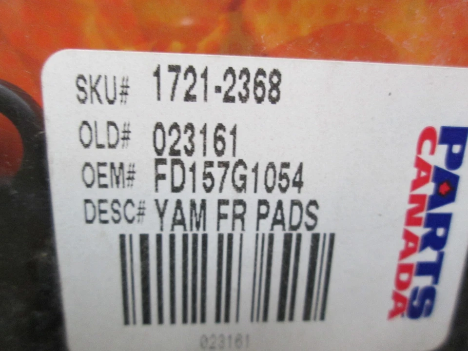 GALFER SEMI-METALLIC BRAKE PADS - FRONT / YAMAHA YZF750R 1994-1995 - Image 3 of 3