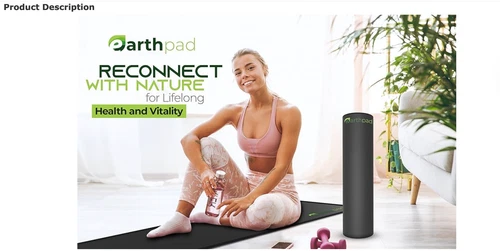 Grounding Mat | 24x16 in Earthing Pad for Relieving Stress, Anxiety  & Inflamati image 7