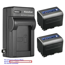 Kastar Battery AC Wall Charger for Sony NP-QM71D & Sony DCR-TRV255 DCR-TRV260