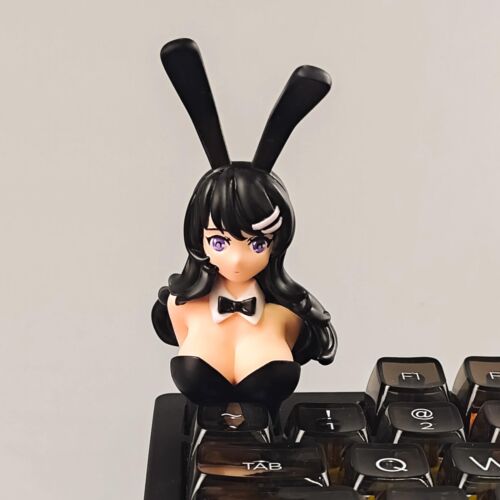 Bunny Girl Keycap 3D Sexy Resin Mechanical Keyboard Cap - Picture 10 of 14