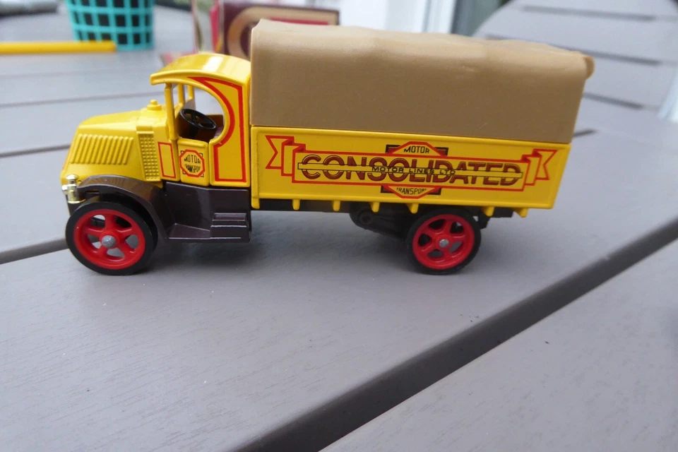 Matchbox moy y30 1920 model AC Mack, Consolidated, gelb - Bild 3 von 4