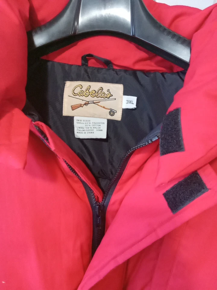 Vintage Cabela's Goose Down Filled Vest Men's Size 3 XL - Image 2 of 4