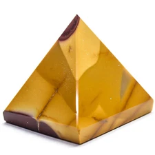 37mm Orange Purple Mookaite Jasper Pyramid Natural Crystal Gemstone - Australia