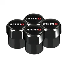 Black Anodised for Nissan NISMO Valve Dust Caps For 350Z GTR 200SX 370Z Juke