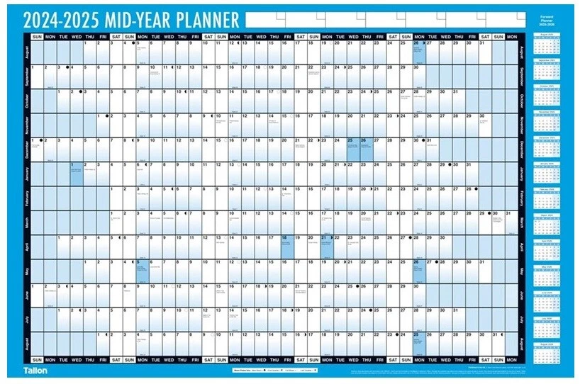 25 26 Academic Calendar Planner Prue Jessamine