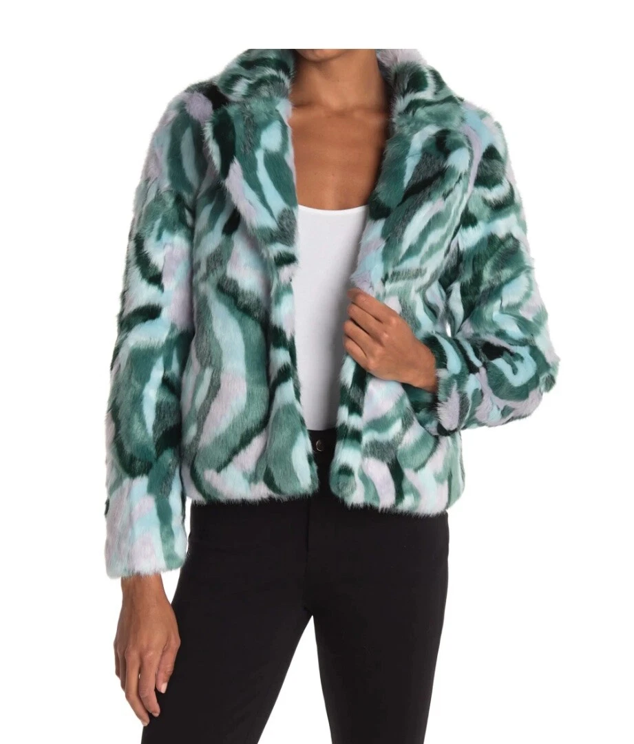 Diane von furstenberg clearance faux fur jacket
