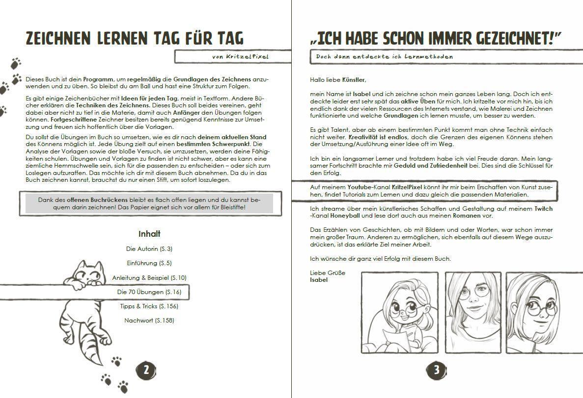 Thumbnail - Zeichnen Lernen Tag Für Tag | Kritzelpixel | Taschenbuch | 160 S. |