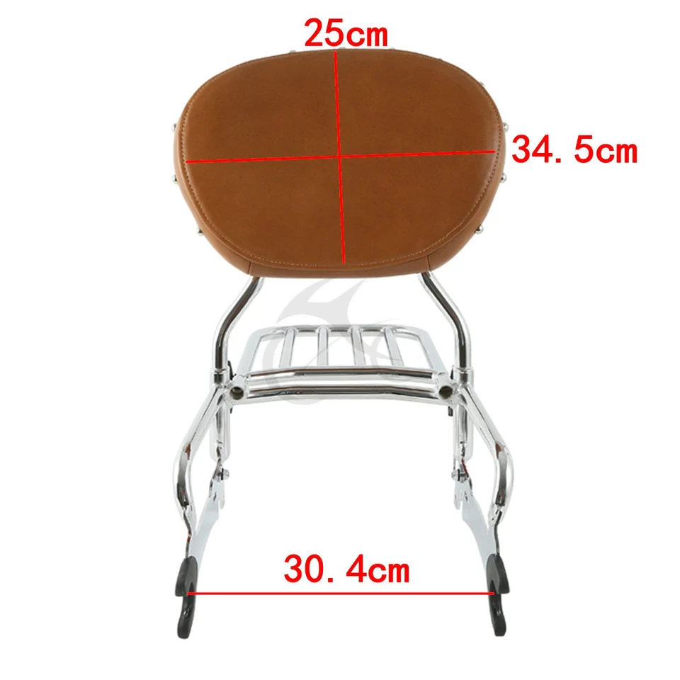 Portaequipajes Sissy Bar con respaldo de 12" para Indian Chief Vintage 2014-2018 2015 Foto 3 de 4