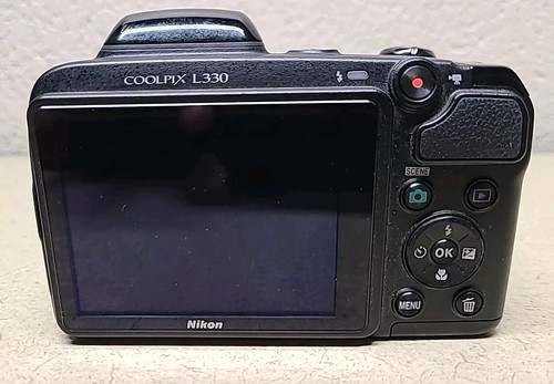 Cámara digital Nikon COOLPIX L330 20,2 MP - negra con zoom óptico 26x - Imagen 6 de 10
