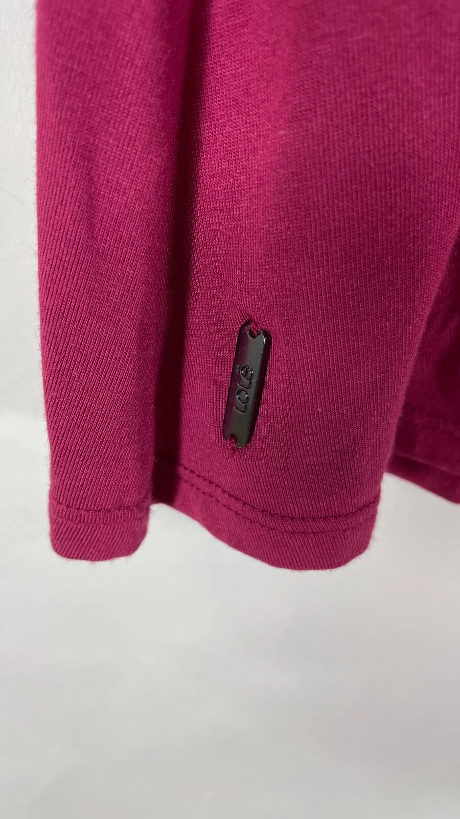 lole sheath dress v neck 3/4 sleeve 