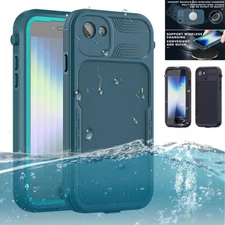 For iPhone SE 2022/2020 3rd/2nd Gen Case Waterproof Shockproof Full Body Cover