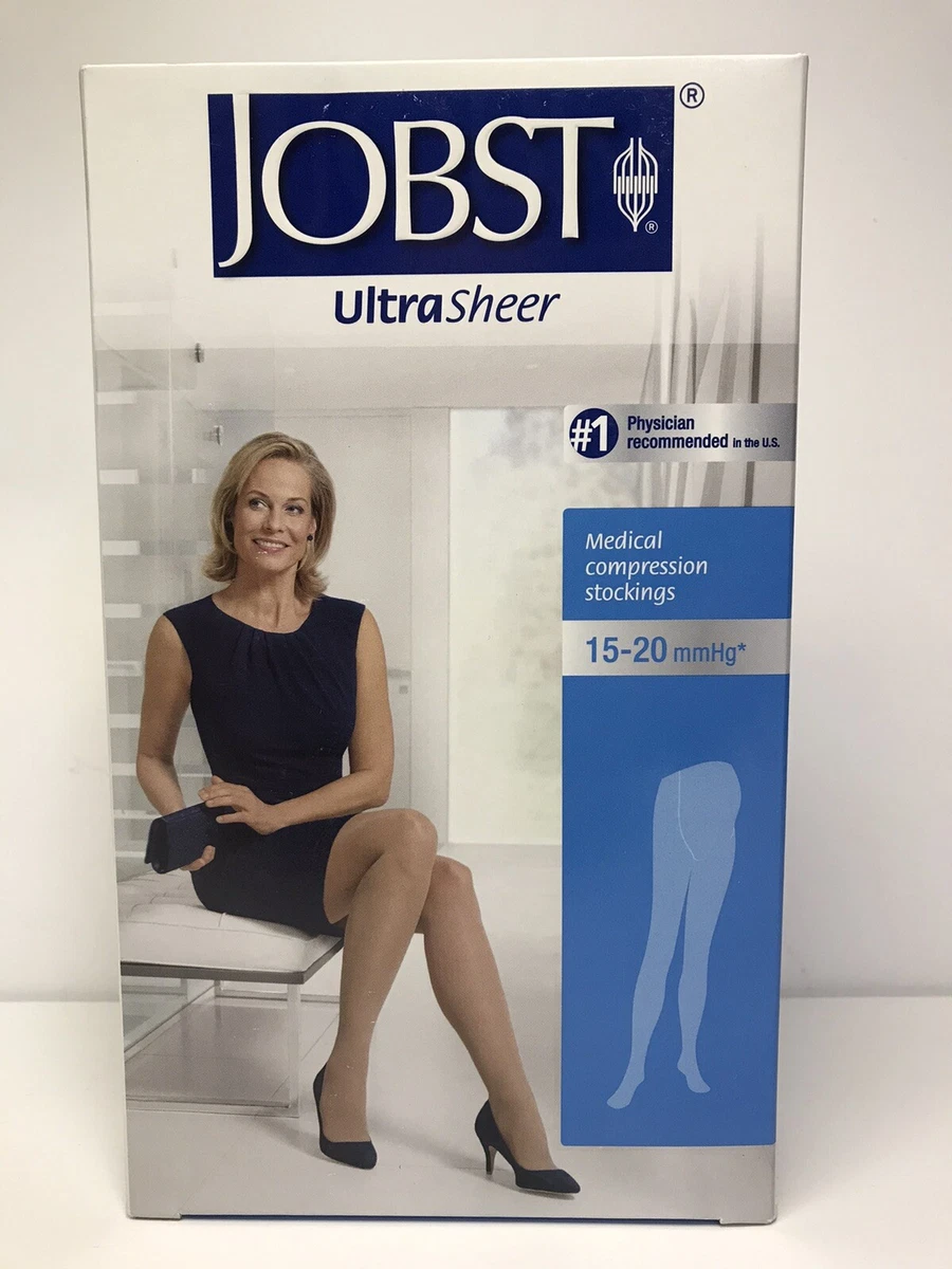 JOBST Womens UltraSheer Maternity Compression Stockings 15-20 mmHg