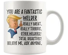 Funny Welder Coffee Mug, Welder Trump Gifts, Best Welder Ever Christmas Birthday