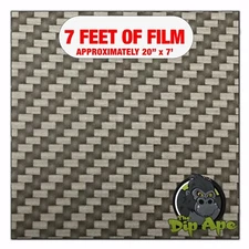 Hydrographic film Carbon Fiber Weave hydro dipping 7' x 20" hydro dip