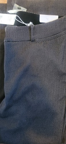 Lane Bryant The Allie Sexy Stretch Boot Cut Pants 20R Black/Gold Herringbone NWT - Picture 13 of 14