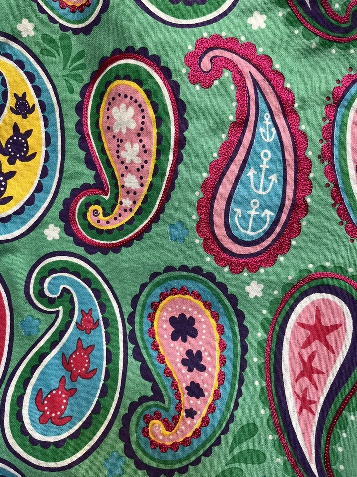 Capa de travesseiro Simply Southern estampa paisley zíper 18x18 - Imagem 2 de 4