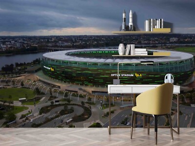 3D Stadium Self-adhesive Removeable Wallpaper Wall Mural