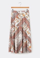 Matilda Jane Good Hart GH Rayne Womens Floral Print Skirt Size L Large NWT