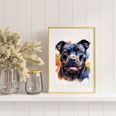ROTTWEILER HUND HAUSTIER A4 BILD DRUCK POSTER WANDBILD WOHNDEKO UNGERAHMT GESCHENK NEU