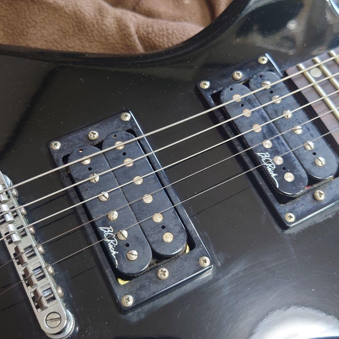 B.C.Rich Warlock Electric Guitar Junk Unique Shaped Black Shipping