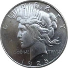 1928 Peace Silver Dollar Beautiful AU/BU Uncirculated US Coin Rare Key Date