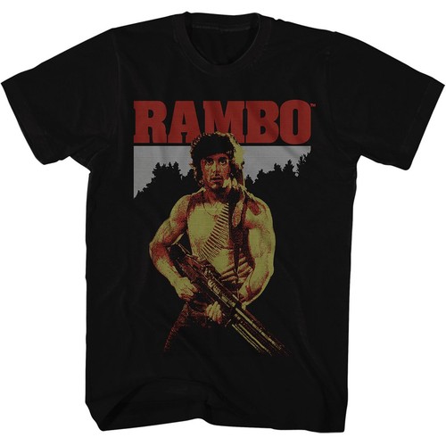 Rambo Echt Kurzarm Erwachsenen T Shirt EBay de rambo-echt-kurzarm-erwachsenen-t-shirt-ebay-de
