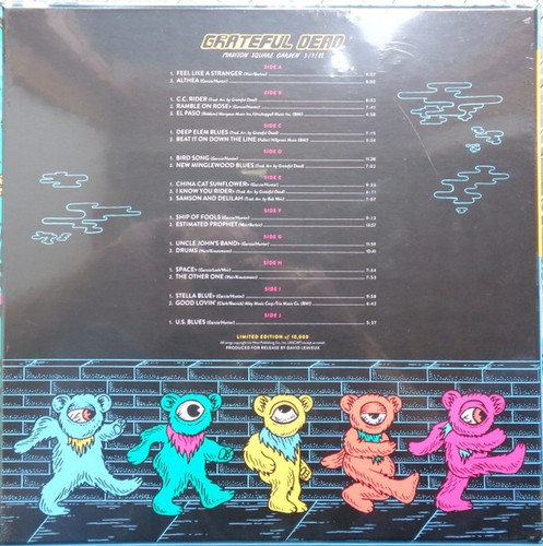 The Grateful Dead - Madison Square Garden 3/9/81 (5xLP, 180 + Box, Album, Ltd) ( - Bild 2 von 3