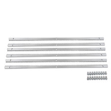 Steel Gear Racks 6Pcs for Sliding Gate Opener Operator 3.28ft/pc total 19.68ft 