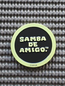 Samba De Amigo Sega Shop UK Coin Medal Exclusive Rare Promo GENESIS SATURN CD 32