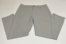 johnnie-O Cross Country Prep-Formance Pant 34x30 Quarry Gray Golf Travel Zip