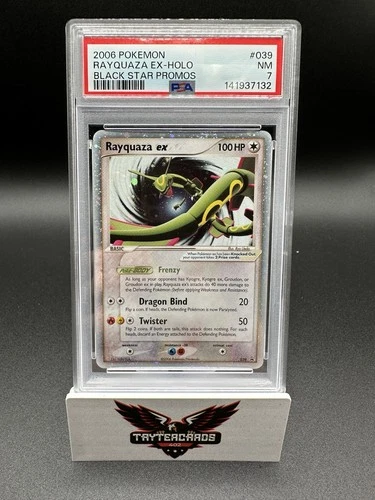Pokemon 2006 Rayquaza ex 039 Holo Black Star Promo NM PSA 7