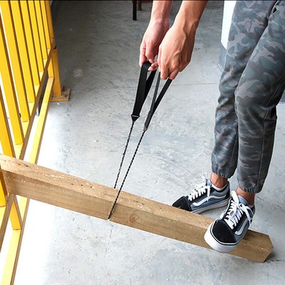 Faltbare Hand Kettensäge 65cm Stahl Outdoor Baum Sägen Camping Wandern
