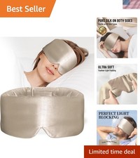 100 Mulberry Silk Sleep Mask, Large Eye Cover for Sleeping, Comfortable and ...