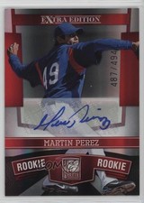 2010 Donruss Elite Extra Edition Rookie /494 Martin Perez #145 Auto 3y4