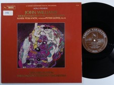 JOHN WILLIAMS Violin/Flute Concerto SLATKIN - VARESE SARABANDE LP NM B328