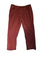 Talbots Corduroy Pants Women  s Heritag Rust Colored Straight Leg Sz 12