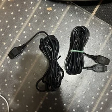 2 - 10 Foot Extension Cable for ATARI Joysticks Tested Working Lot Of 2